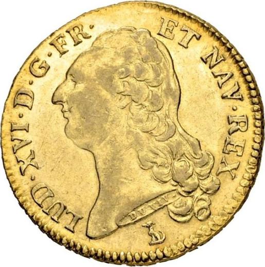 Obverse Double Louis d'Or 1786 T Nantes - France, Louis XVI