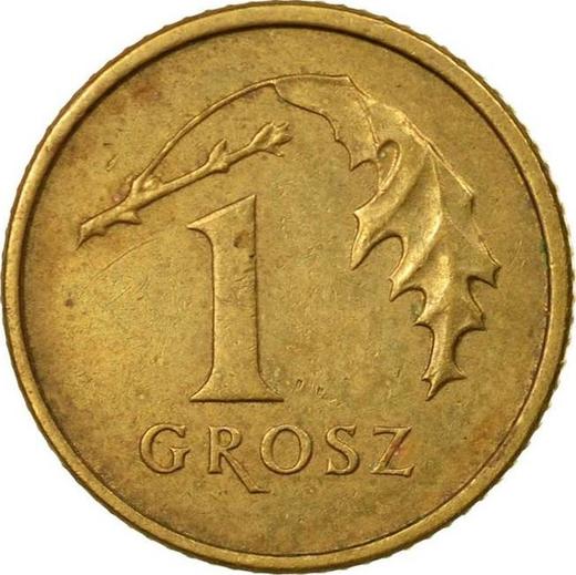 Reverse 1 Grosz 1997 MW -  Coin Value - Poland, III Republic after denomination