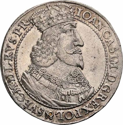 Anverso Medio tálero 1649 GR "Gdańsk" - valor de la moneda de plata - Polonia, Juan II Casimiro
