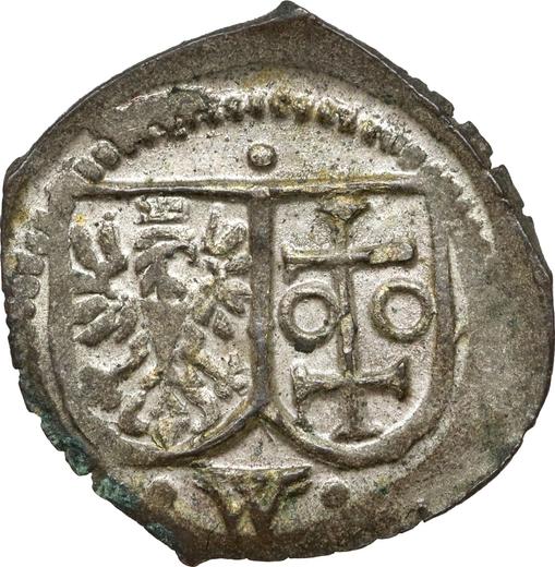 Аверс монеты - Денарий без года (1587-1632) W "Тип 1587-1609" - цена серебряной монеты - Польша, Сигизмунд III Ваза