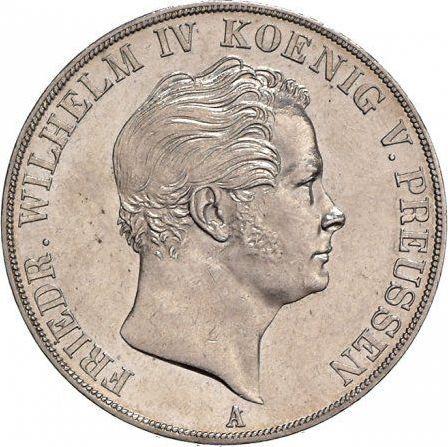 Аверс монеты - 2 талера 1851 года A - цена серебряной монеты - Пруссия, Фридрих Вильгельм IV