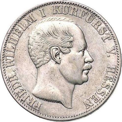 Аверс монеты - Талер 1851 года - цена серебряной монеты - Гессен-Кассель, Фридрих Вильгельм I