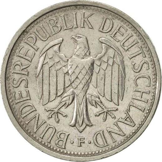 Реверс монеты - 1 марка 1978 года F - цена  монеты - Германия, ФРГ