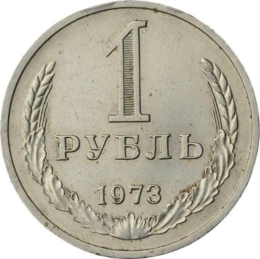 Reverso 1 rublo 1973 - valor de la moneda  - Rusia, URSS y RSFS