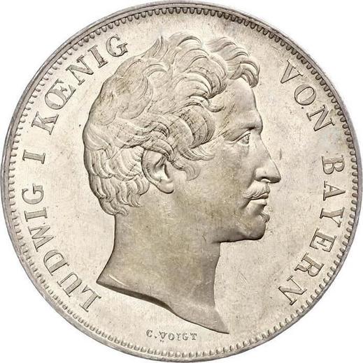 Anverso 2 táleros 1839 "Maximilian I" - valor de la moneda de plata - Baviera, Luis I