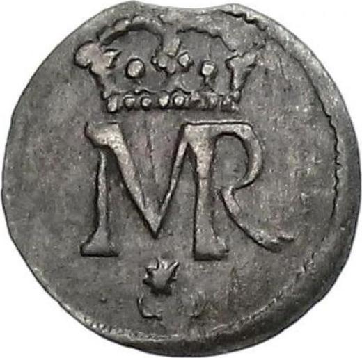 Anverso Szeląg ND (1669-1673) "de Elbląg" - valor de la moneda de plata - Polonia, Miguel Korybut