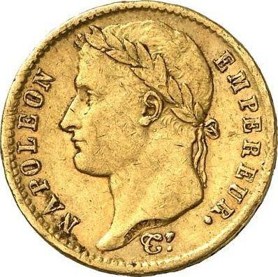 Obverse 20 Francs 1810 K "Type 1809-1815" Bordeaux - France, Napoleon I