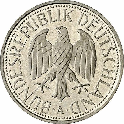 Реверс монеты - 1 марка 1995 года A - цена  монеты - Германия, ФРГ
