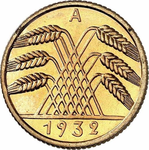 Reverso 10 Reichspfennigs 1932 A - valor de la moneda  - Alemania, República de Weimar