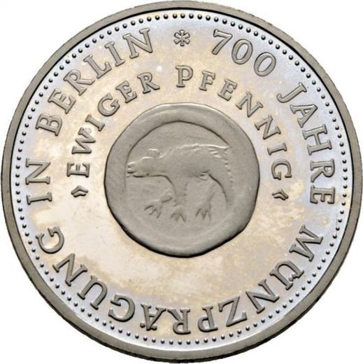 Anverso 10 marcos 1981 "Acuñación de monedas en Berlin" - valor de la moneda  - Alemania, República Democrática Alemana (RDA)