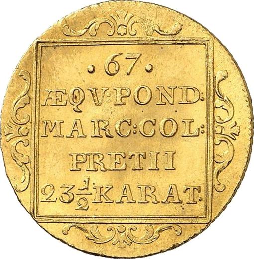Reverse Ducat 1821 -  Coin Value - Hamburg, Free City