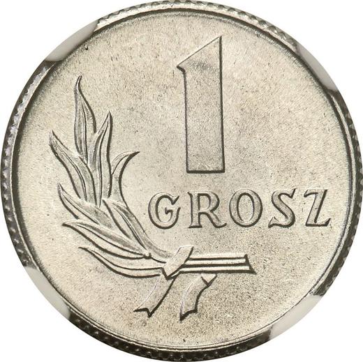 Reverse 1 Grosz 1949 - Poland, Peoples Republic