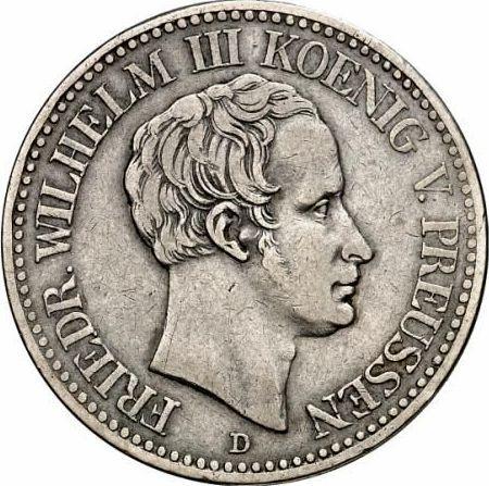Anverso Tálero 1823 D - valor de la moneda de plata - Prusia, Federico Guillermo III