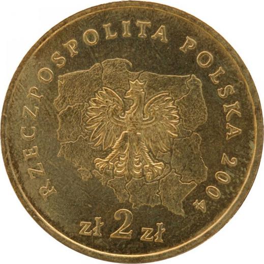 Аверс монеты - 2 злотых 2004 года MW "Люблинское воеводство" - цена  монеты - Польша, III Республика после деноминации
