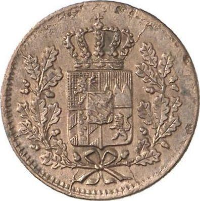 Anverso Heller 1849 - valor de la moneda  - Baviera, Maximilian II