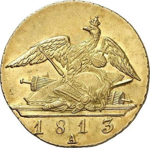 Реверс монеты - 2 фридрихсдора 1813 года A - цена золотой монеты - Пруссия, Фридрих Вильгельм III