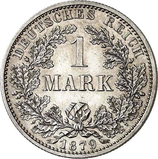 Аверс монеты - 1 марка 1879 года A "Тип 1873-1887" - цена серебряной монеты - Германия, Германская Империя