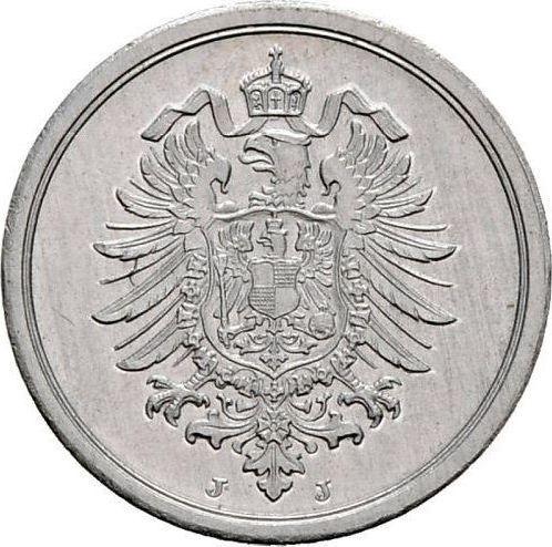 Реверс монеты - 1 пфенниг 1917 года J "Тип 1916-1918" - цена  монеты - Германия, Германская Империя