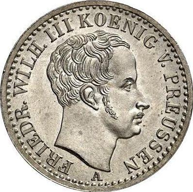 Аверс монеты - 1/6 талера 1840 года A - цена серебряной монеты - Пруссия, Фридрих Вильгельм III