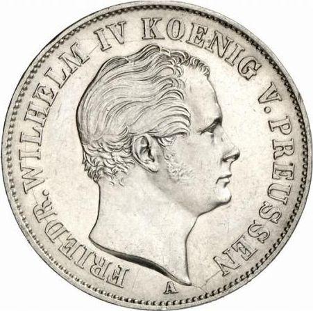 Anverso Tálero 1848 A "Minero" - valor de la moneda de plata - Prusia, Federico Guillermo IV