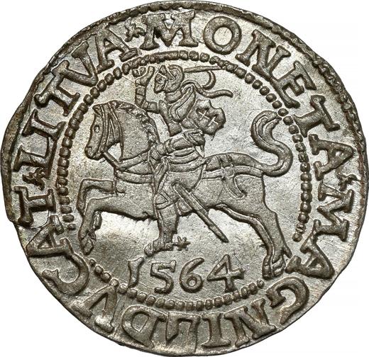 Reverso Medio grosz 1564 "Lituania" - valor de la moneda de plata - Polonia, Segismundo II Augusto
