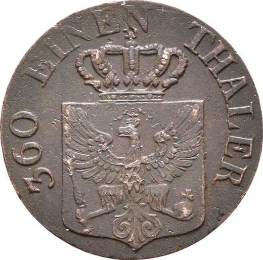 Anverso 1 Pfennig 1826 A - valor de la moneda  - Prusia, Federico Guillermo III