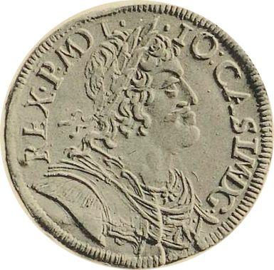 Аверс монеты - 5 дукатов 1652 года "Тип 1651-1652" - цена золотой монеты - Польша, Ян II Казимир