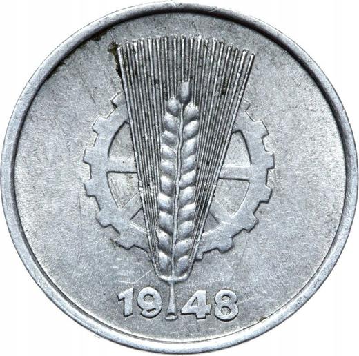 Reverse 1 Pfennig 1948 A - Germany, GDR