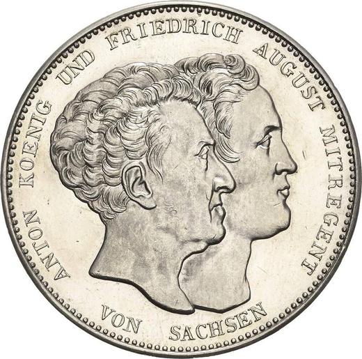 Anverso Tálero 1831 S "Nueva constitución" - valor de la moneda de plata - Sajonia, Antonio