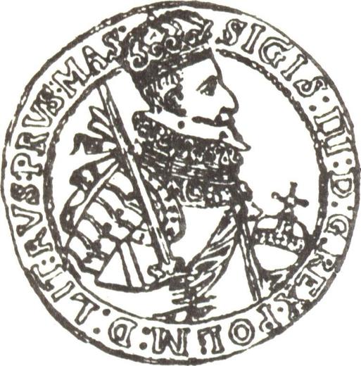Awers monety - Półtalar 1620 II VE - cena srebrnej monety - Polska, Zygmunt III