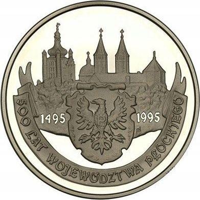Reverso 20 eslotis 1995 MW AN "500 aniversario del Voivodato de Plock" - valor de la moneda de plata - Polonia, República moderna