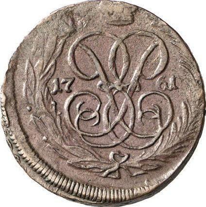 Reverso 1 kopek 1761 - valor de la moneda  - Rusia, Isabel I de Rusia 