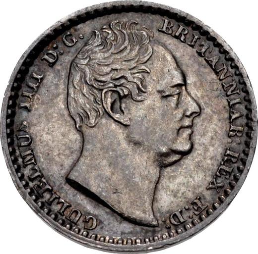Anverso Penique 1831 "Maundy" - valor de la moneda de plata - Gran Bretaña, Guillermo IV
