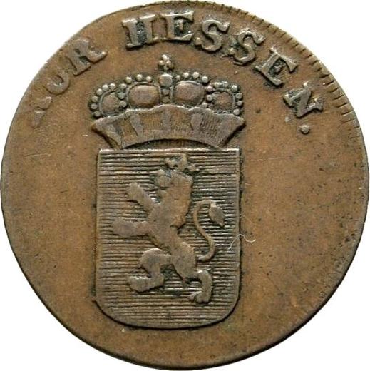 Аверс монеты - 1/2 крейцера 1804 года F - цена  монеты - Гессен-Кассель, Вильгельм II