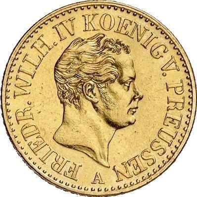Awers monety - Podwójny Friedrichs d'or 1842 A - cena złotej monety - Prusy, Fryderyk Wilhelm IV