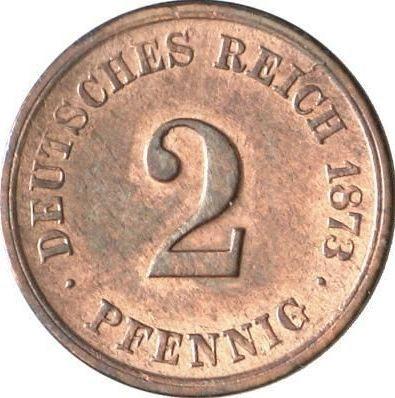 Anverso 2 Pfennige 1873 G "Tipo 1873-1877" - valor de la moneda  - Alemania, Imperio alemán