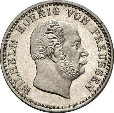 Аверс монеты - 2 1/2 серебряных гроша 1870 года A - цена серебряной монеты - Пруссия, Вильгельм I