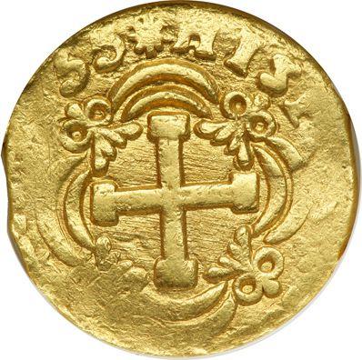 Rewers monety - 4 escudo 1755 S "Typ 1746-1756" - cena złotej monety - Kolumbia, Ferdynand VI