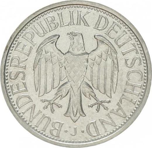 Реверс монеты - 1 марка 1972 года J - цена  монеты - Германия, ФРГ