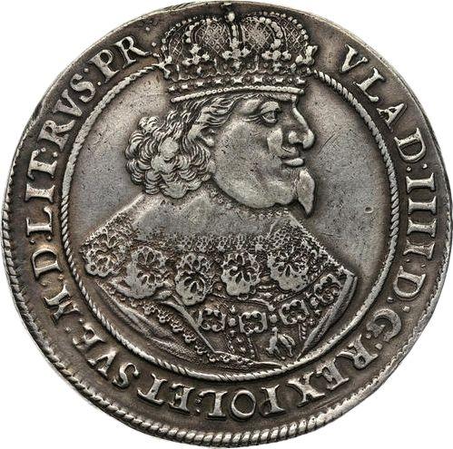 Аверс монеты - Талер 1641 года GR "Гданьск" - цена серебряной монеты - Польша, Владислав IV
