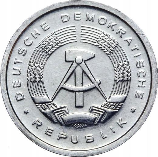Реверс монеты - 5 пфеннигов 1987 года A - цена  монеты - Германия, ГДР