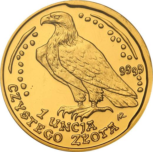 Reverso 500 eslotis 2004 MW NR "Pigargo europeo" - valor de la moneda de oro - Polonia, República moderna