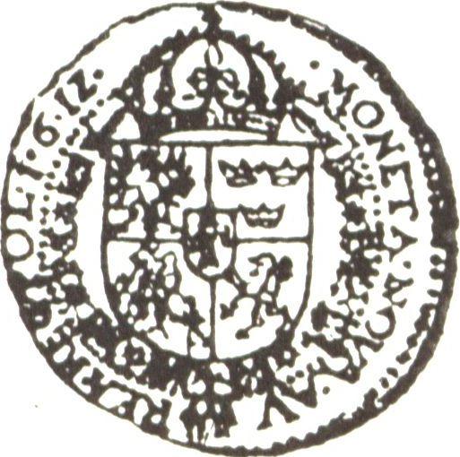 Rewers monety - Dukat 1612 "Typ 1609-1613" - cena złotej monety - Polska, Zygmunt III