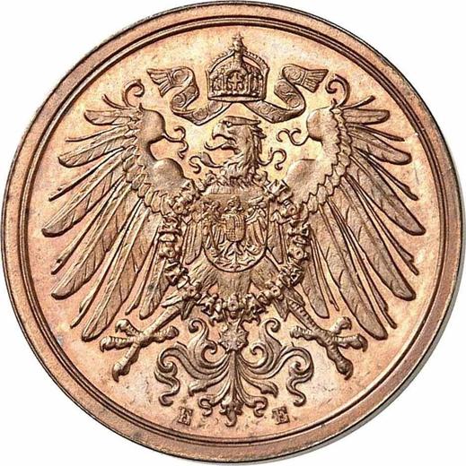 Реверс монеты - 2 пфеннига 1914 года E "Тип 1904-1916" - цена  монеты - Германия, Германская Империя