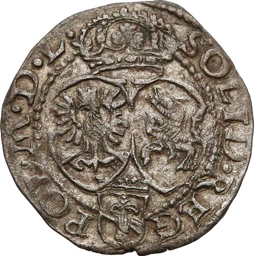 Реверс монеты - Шеляг 1592 года IF "Олькушский монетный двор" - цена серебряной монеты - Польша, Сигизмунд III Ваза