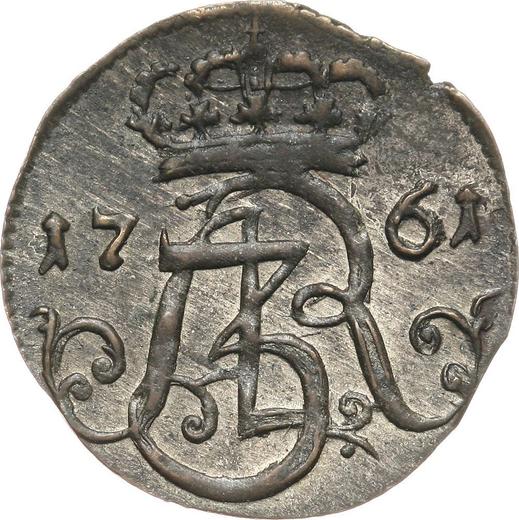 Аверс монеты - Шеляг 1761 года REOE "Гданьский" - цена  монеты - Польша, Август III