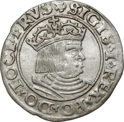 Obverse 1 Grosz 1530 "Torun" - Silver Coin Value - Poland, Sigismund I the Old