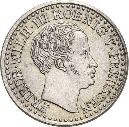 Anverso 1 Silber Groschen 1830 D - valor de la moneda de plata - Prusia, Federico Guillermo III