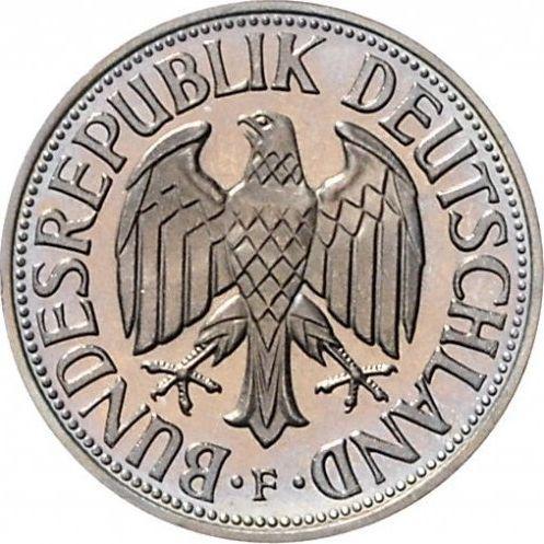 Реверс монеты - 1 марка 1967 года F - цена  монеты - Германия, ФРГ