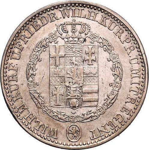 Awers monety - Talar 1837 - cena srebrnej monety - Hesja-Kassel, Wilhelm II